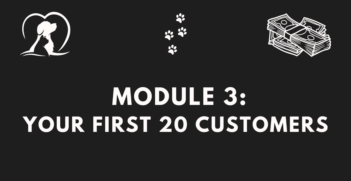 Module 3: Your First 20 Customers