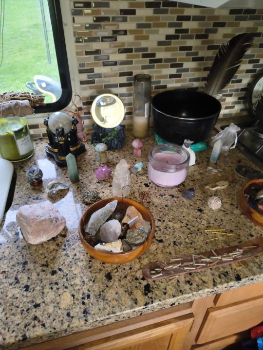 My Altar and Journaling space