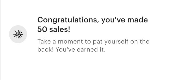 50th sale celebration! 🎉