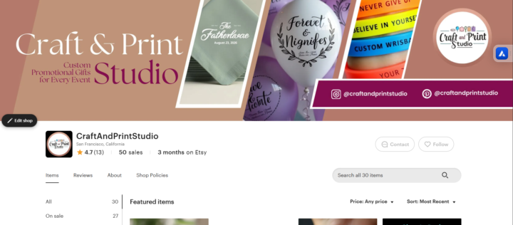 Milestone Update – 50 Sales! ✨