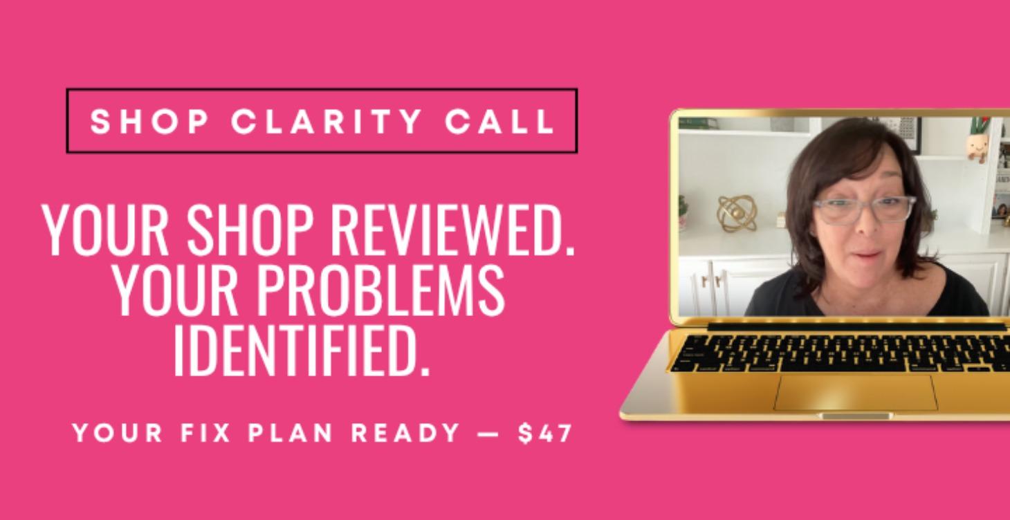 Etsy Shop Clarity Call
