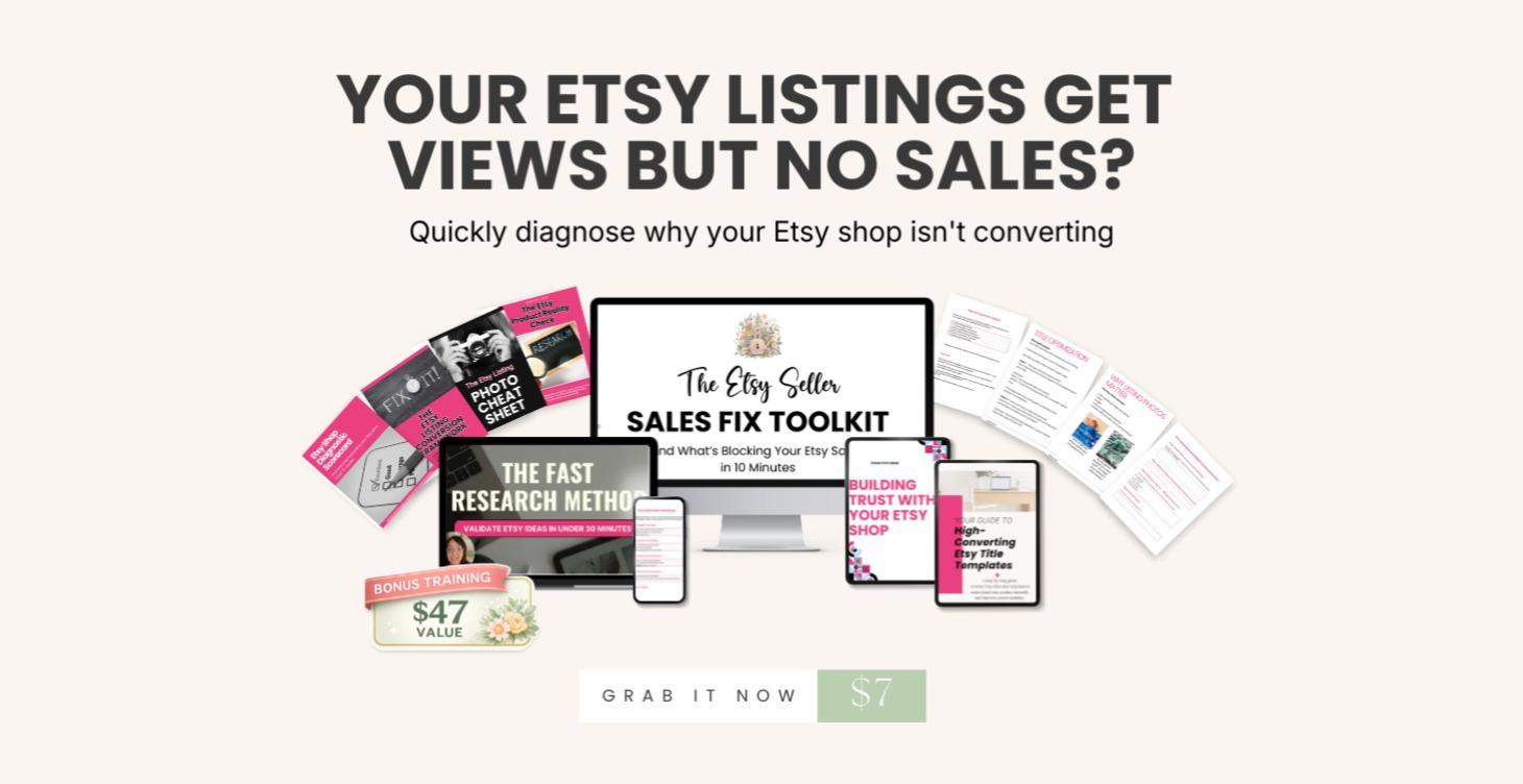 $7 Stuck Seller Fix Toolkit