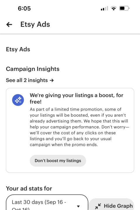 Etsy Ads For Free!