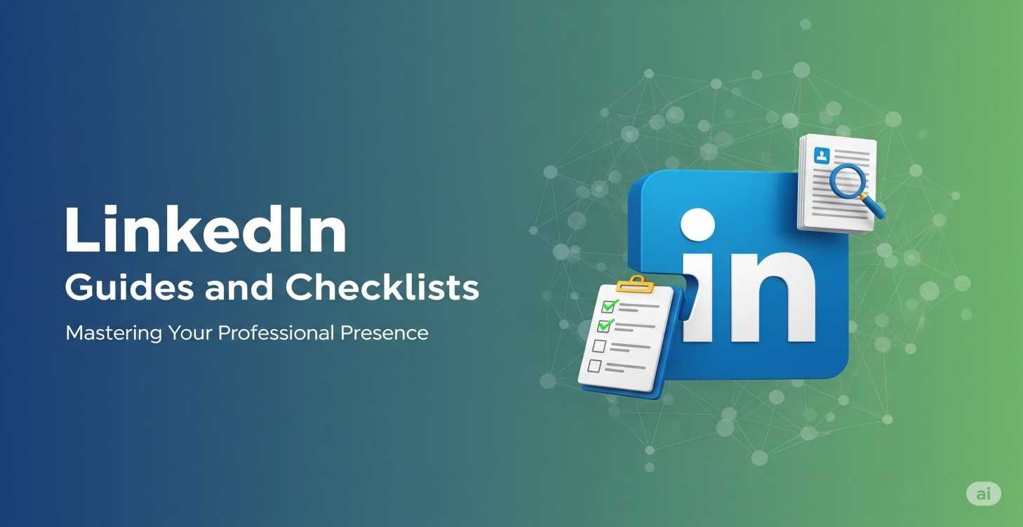 LinkedIn Guides and Checklists
