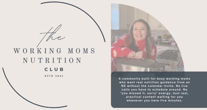 Working Moms Nutrition Club 