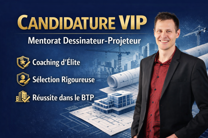 Candidature VIP – Mentorat Dessinateur-Projeteur