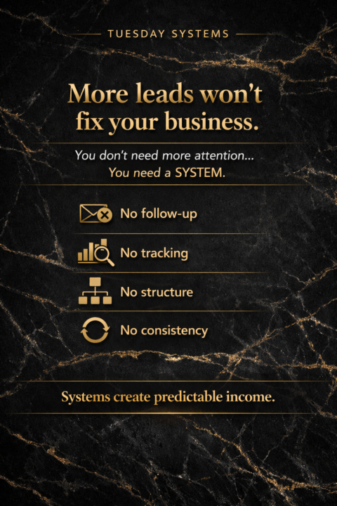 More leads won’t fix your business