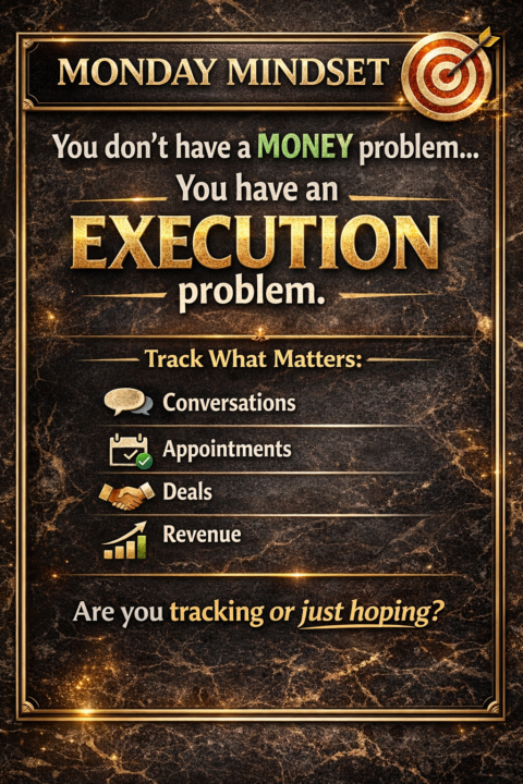 You don’t have a money problem… you have an execution problem.