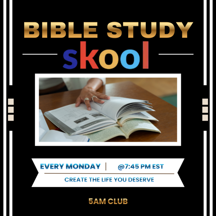 📖 Community Announcement: Bible Study Inside the 5AM Club