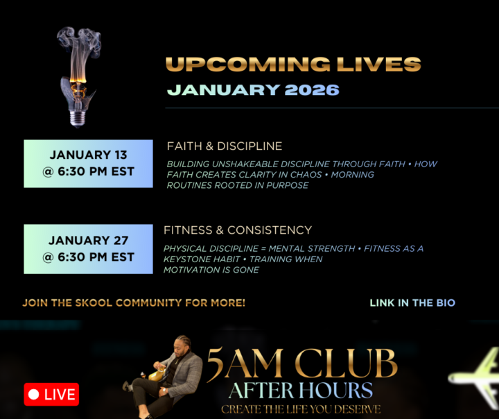 🔥 JANUARY LIVES ARE LOCKED IN — 5AM CLUB AFTER HOURS 🔥