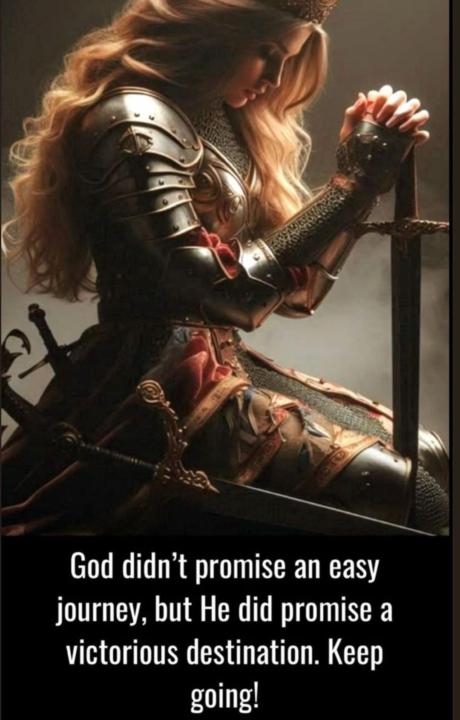 Don’t stop praying! 