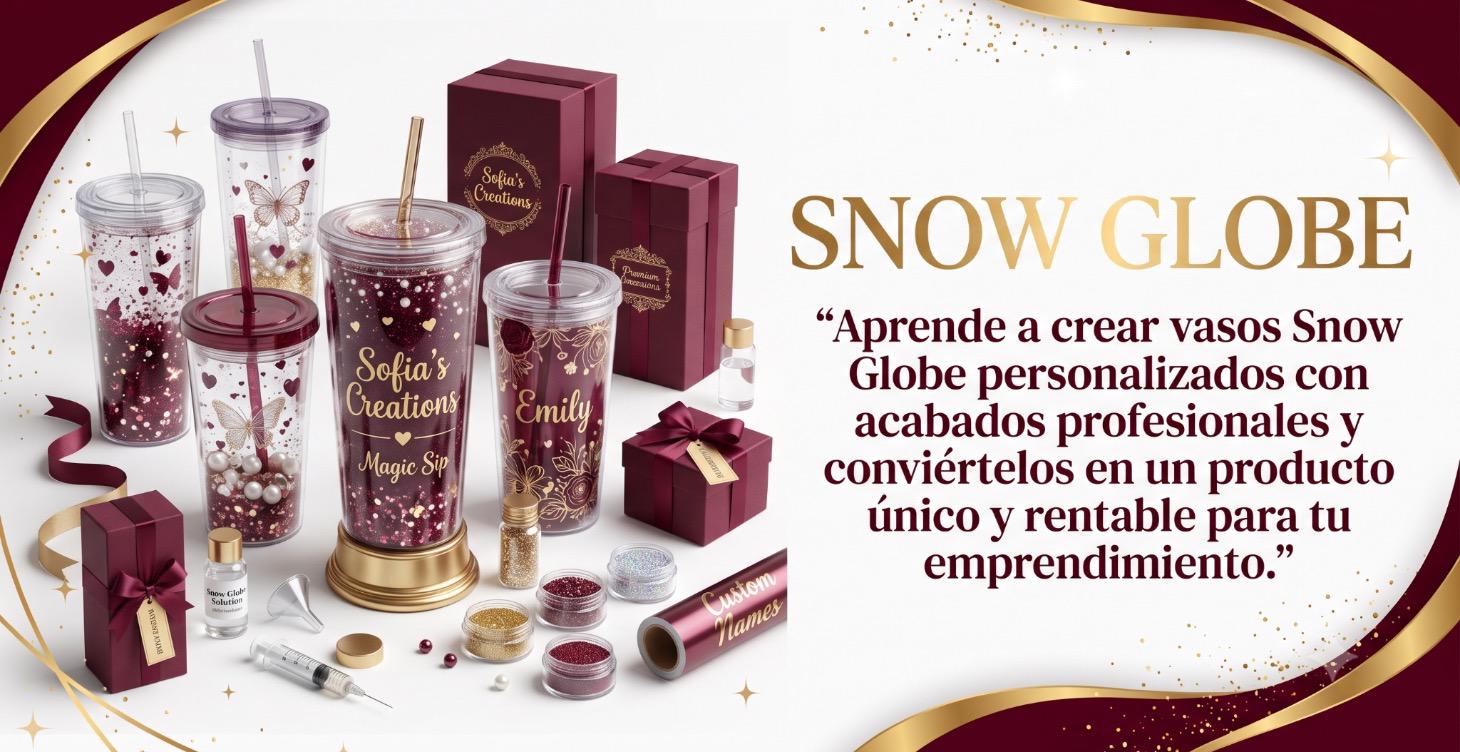 Vasos Snow Globe