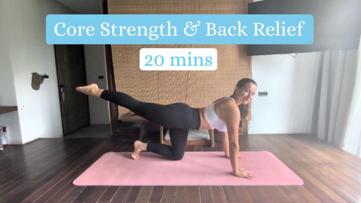 Gentle Core Strength & Lower Back Release Flow 🌱