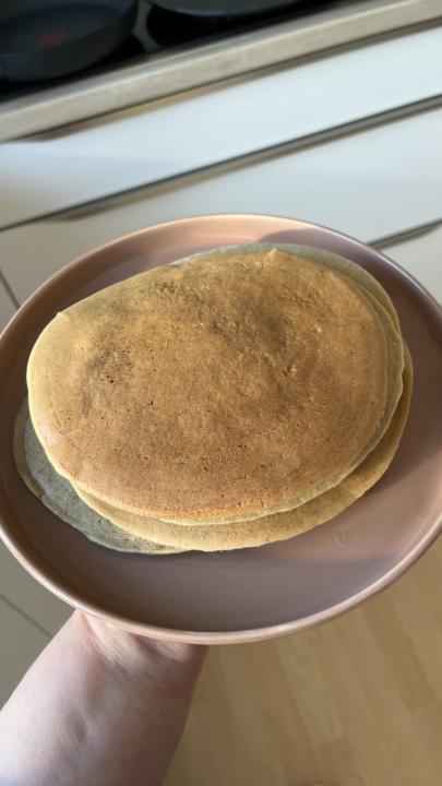 Pancakes mit weißen Bohnen