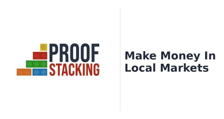 Make Money In Local Markets