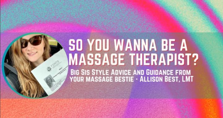 So you wanna be an LMT?