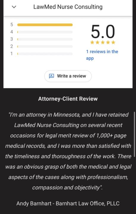 What attorney clients are saying! 