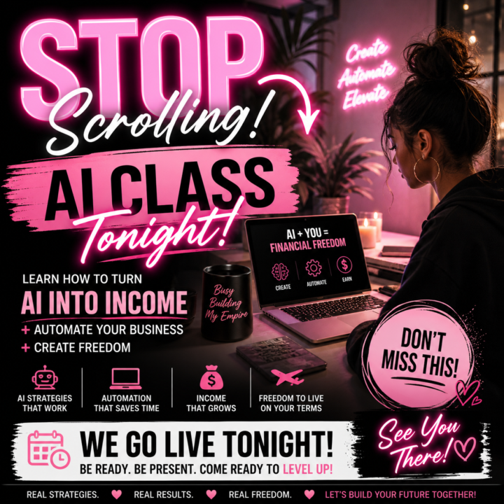  👉 We’ve got class TONIGHT and trust me, you do NOT want to miss it