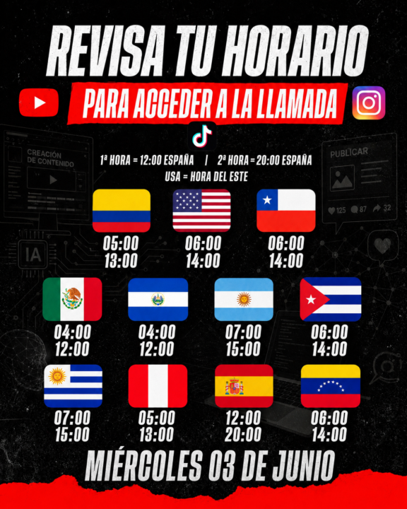 🚨HORARIO DEFINITIVO🚨