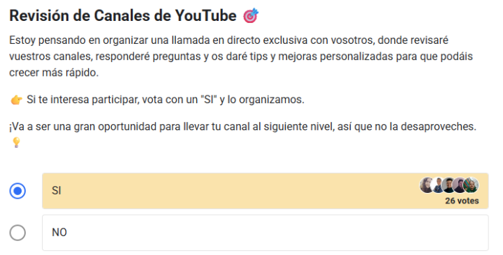 LLAMADA PARA REVISAR CANALES - MAÑANA!!