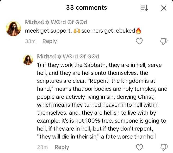 Sabbath, Fear of Lord, Fake Christians