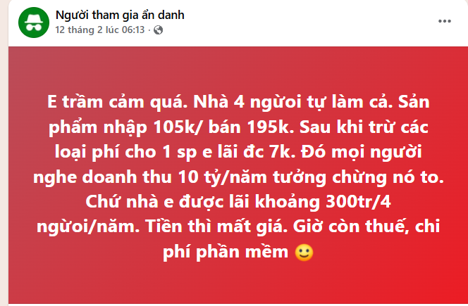 ✅  THỰC TẾ KHI BÁN TRÊN SÀN