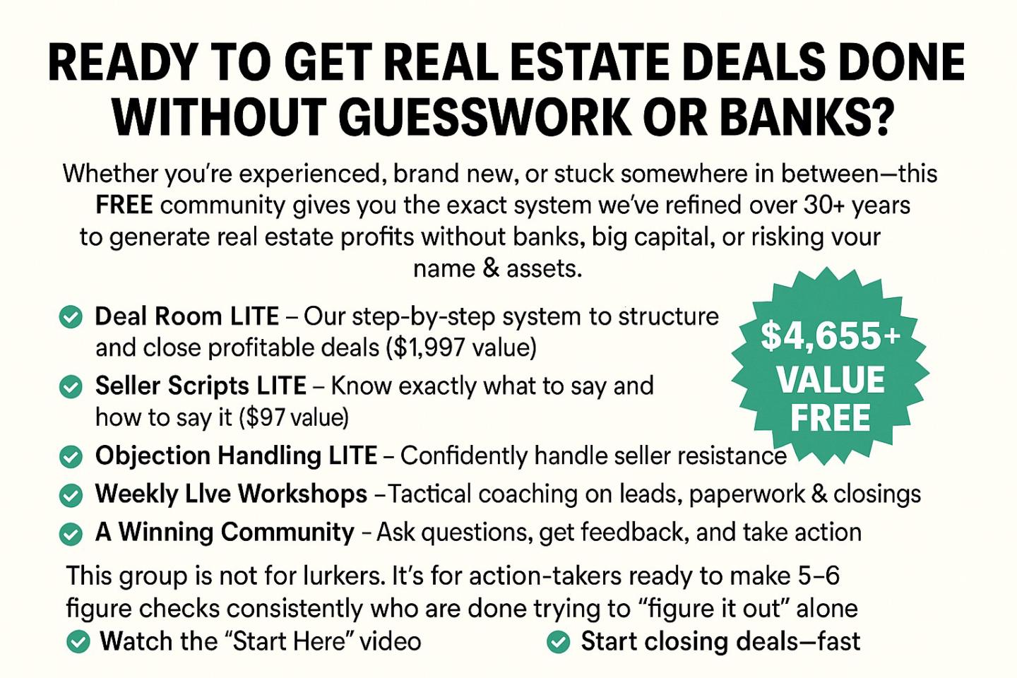 Real Estate Deal Room (Free)