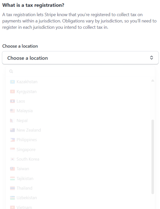 Srtipe Automatic Tax