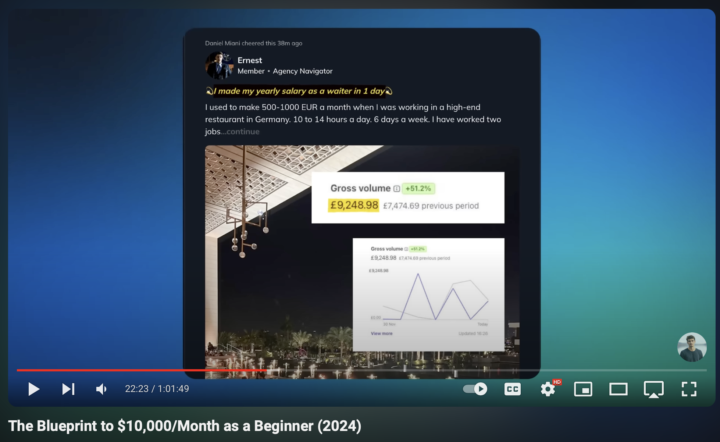 I just got featured in Iman Gadzhi’s new video lol