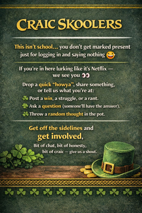 CRAIC SKOOLERS… SOUND OR JUST WATCHIN? 👀