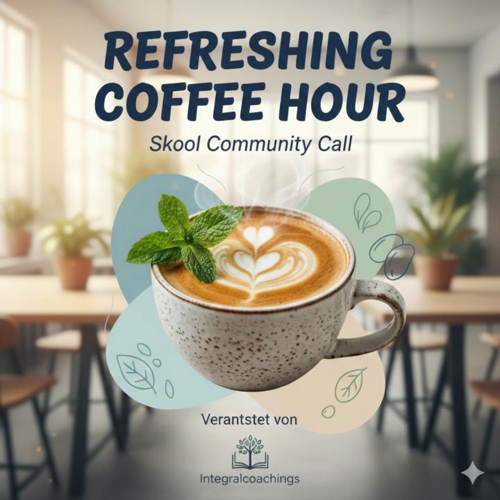 ☕️ Zeit für eine Erfrischung: Unsere REFRESHING COFFEE HOUR!