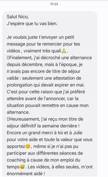 Trouver une alternance en Décembre avec un titre de séjour à régulariser ✅️