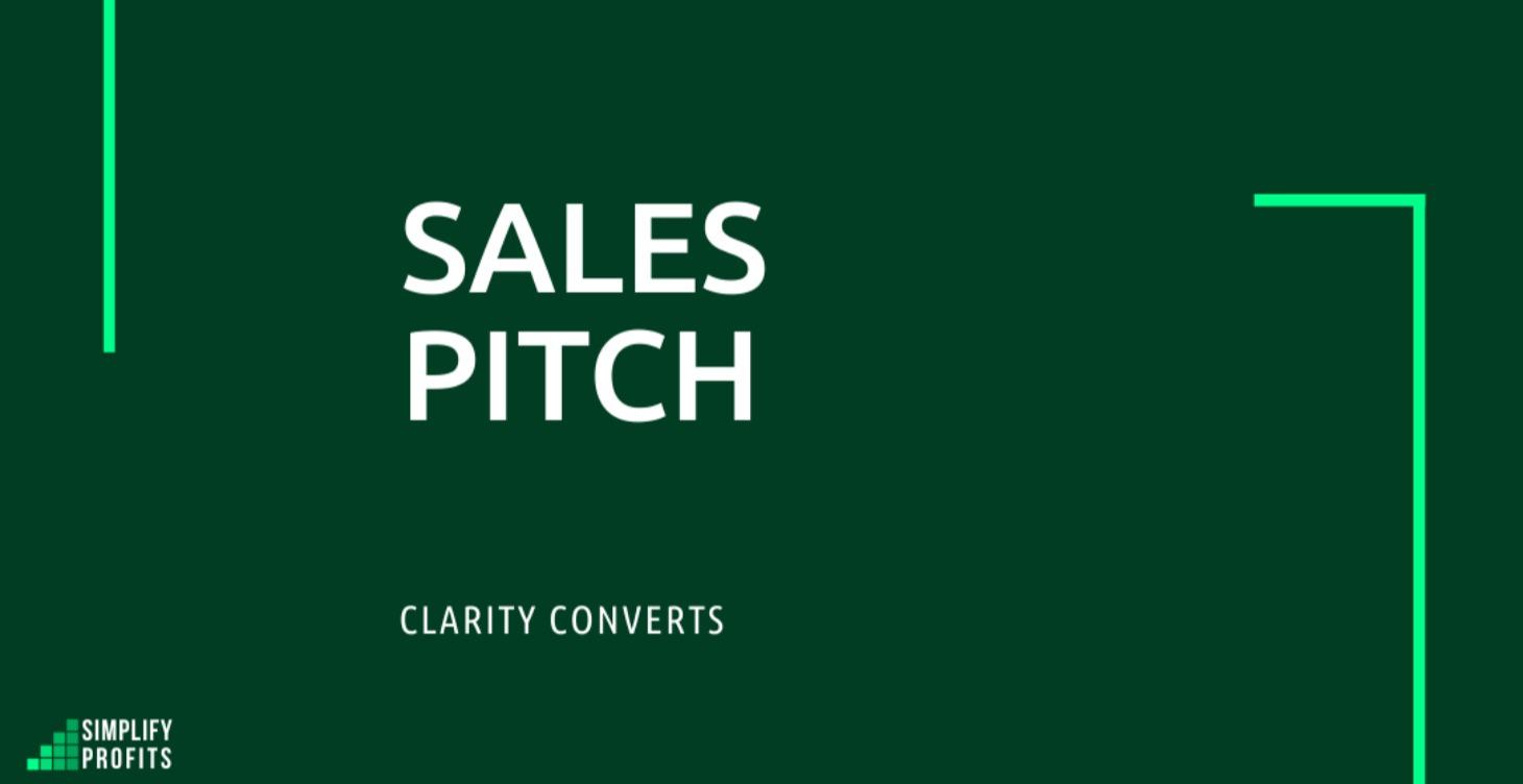 Sales Pitch & Closing