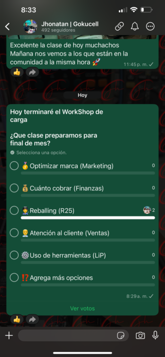 ¿Qué clase preparamos?