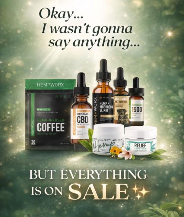 4/20 sale HempWorx Sale 🤑