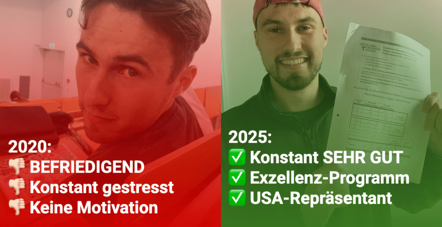 Entspannt & konstant SEHR GUT in der Uni schreiben