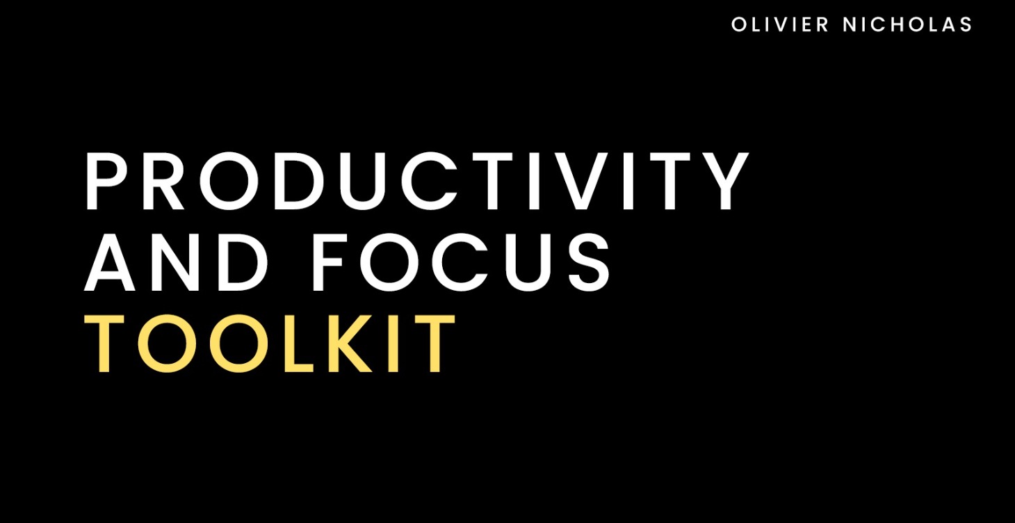 Productivity And Focus Toolkit