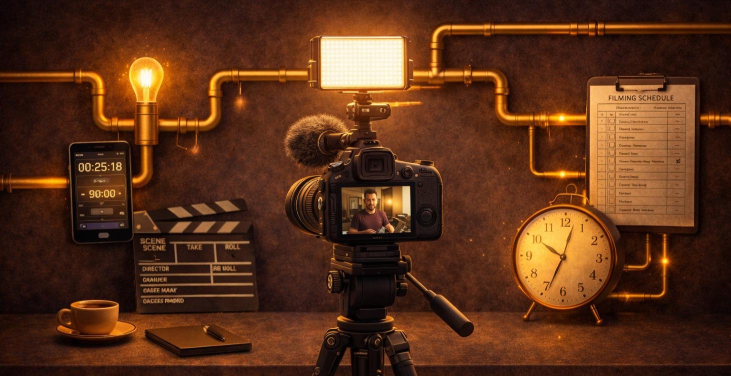 5️⃣ 90‑MINUTE FILMING ROUTINE
