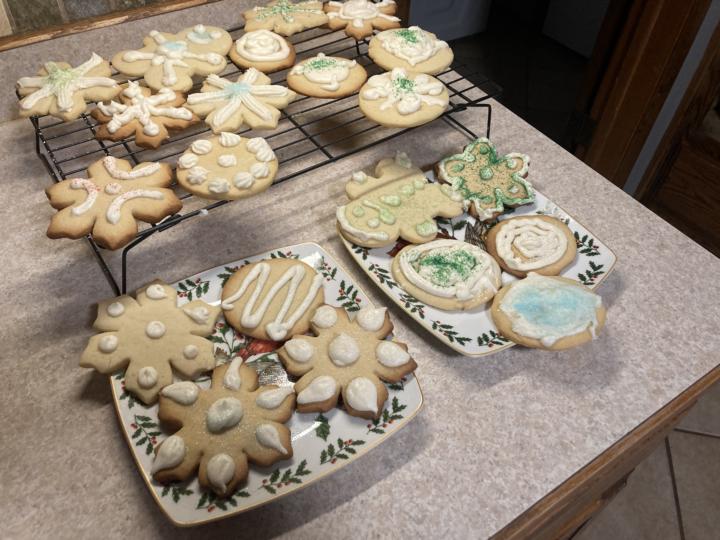 Roll out sugar cookies 