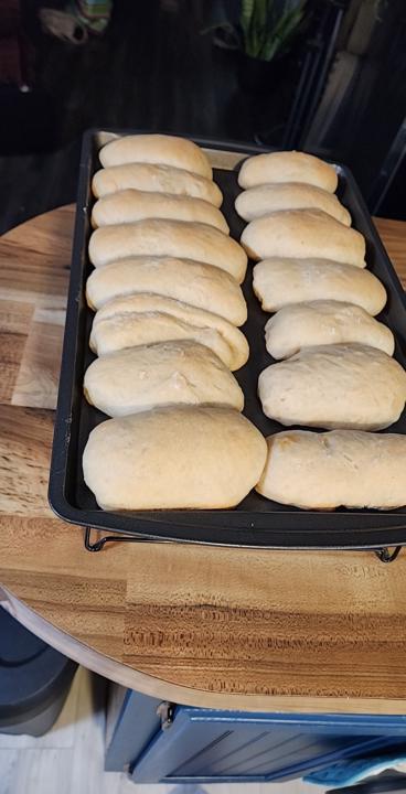 Sourdough and pepperoni rolls 