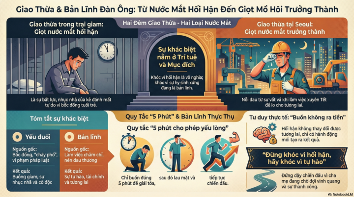 TRẦN HƯNG ĐẠO: GIAO THỪA VÀ 5 PHÚT CHO PHÉP BẢN THÂN YẾU LÒNG