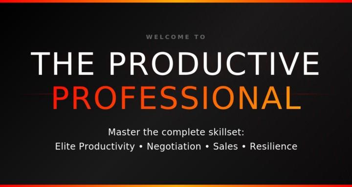 The Productive Professional