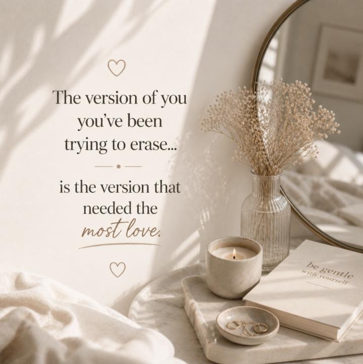 The version of you that needed love the most.