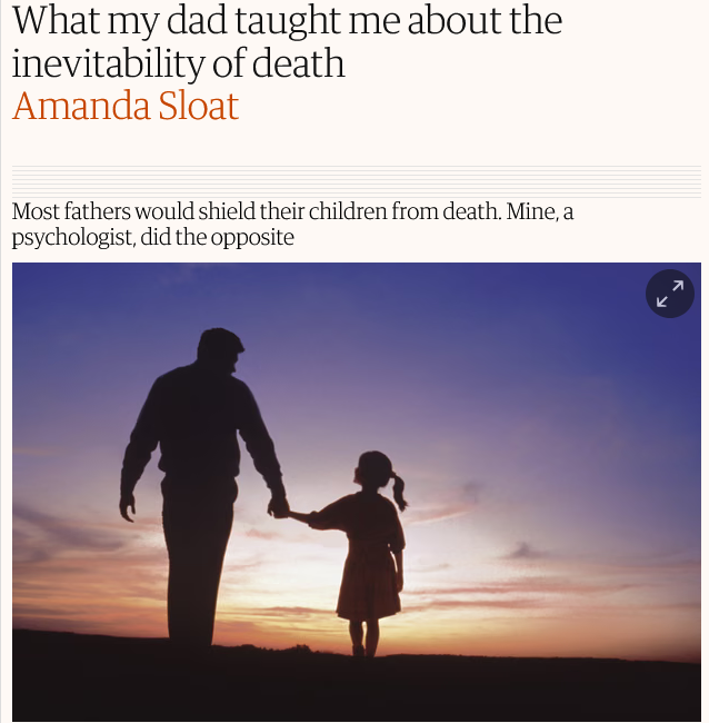 Great article on teaching kids (and adults) about death