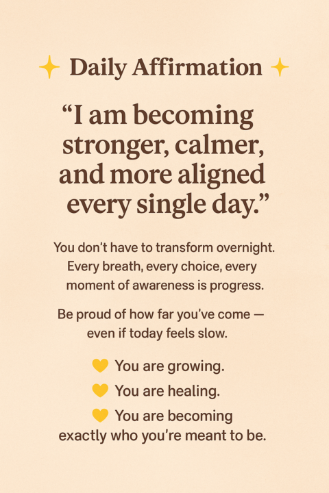 ✨ Daily Affirmation ✨