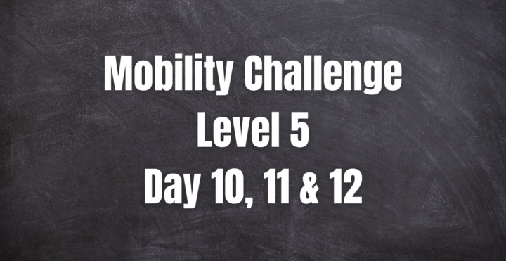 Mobility Challenge Day 1️⃣2️⃣
