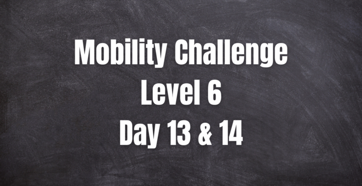 👏 Mobility Challenge Day 1️⃣4️⃣