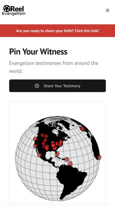 Share your evangelism testimonies