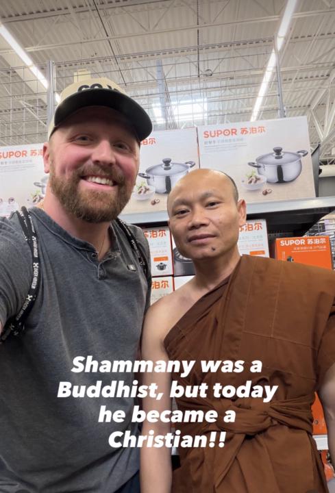 Shammany gave up Buddhism!
