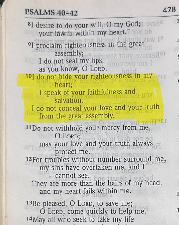 Psalm 40 & Evangelism 
